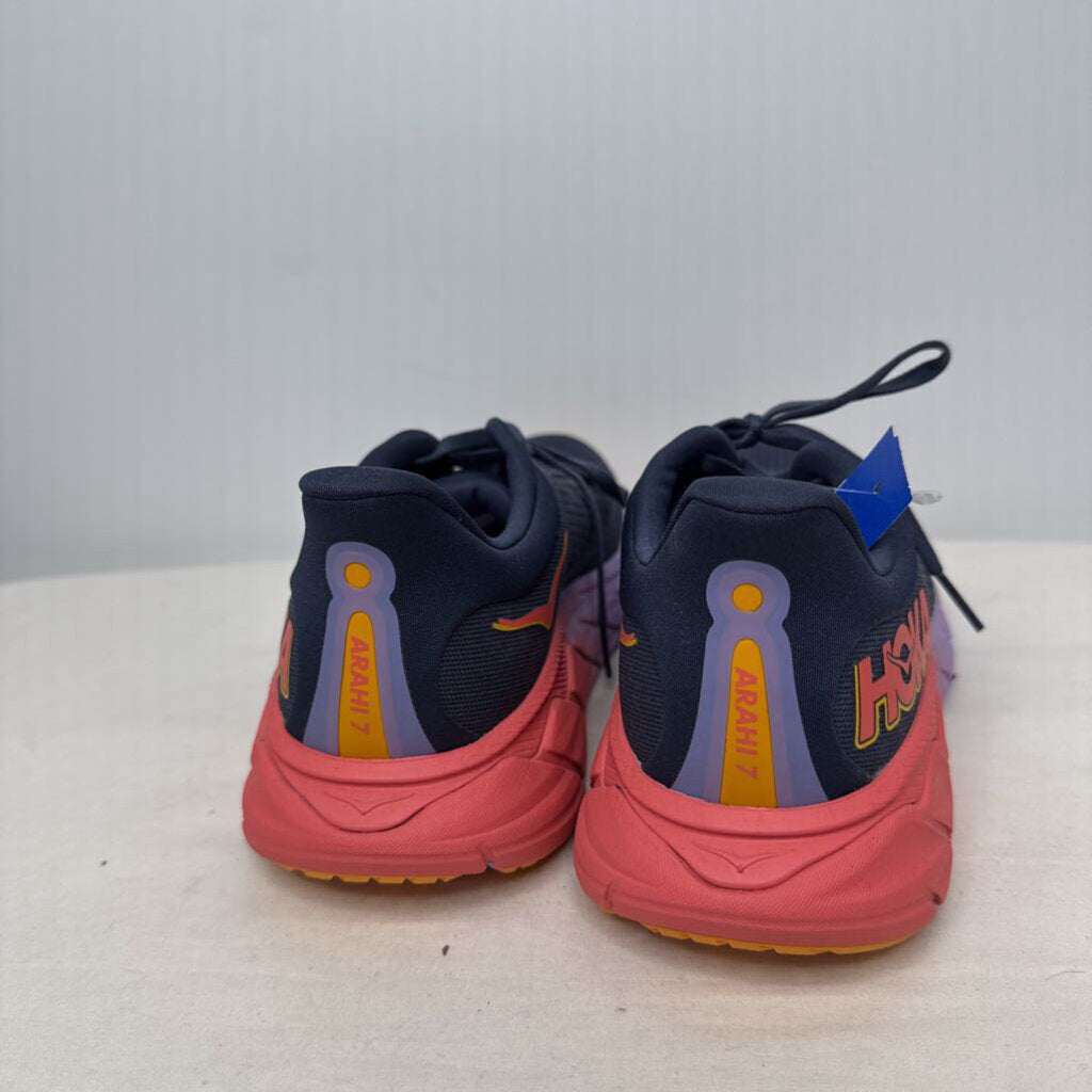 Hoka Shoes 9.5 Navy Blue/Pink/Purple