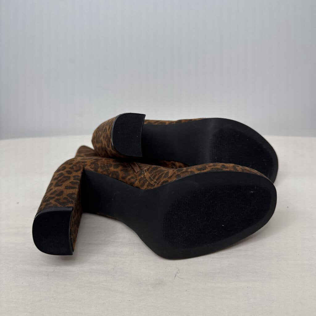J. Ferrar Boots 8 Brown Cheetah