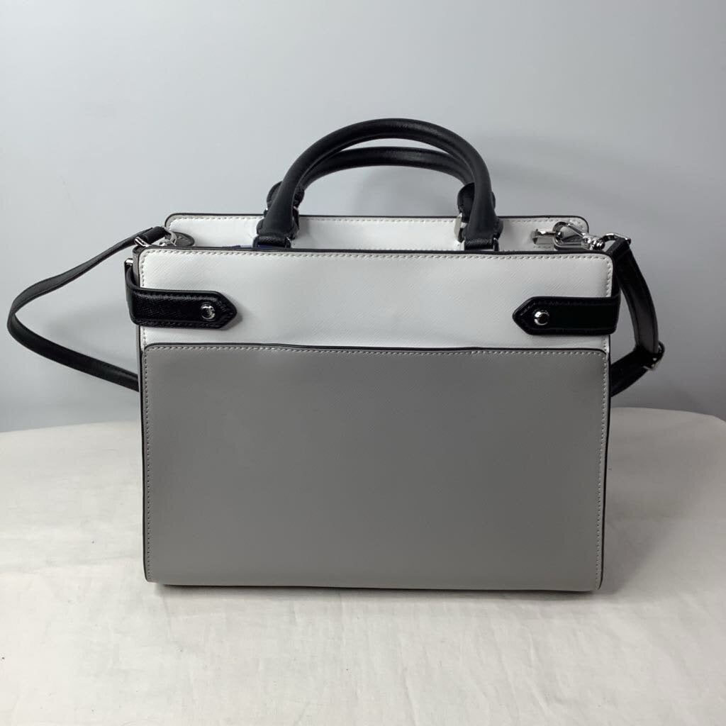 Kate Spade Purses Medium Crossbody Gray/White/Black