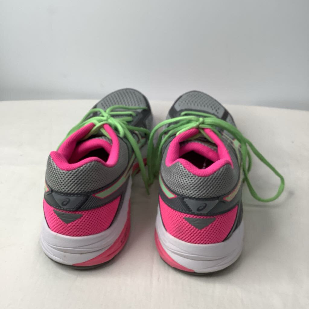 Asics Shoes 10 Gray/Pink/Green