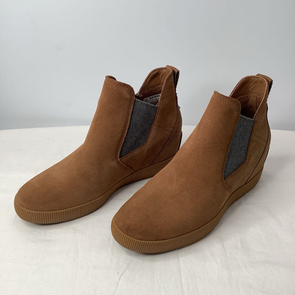 Sorel Boots 8.5 Camel/Gray