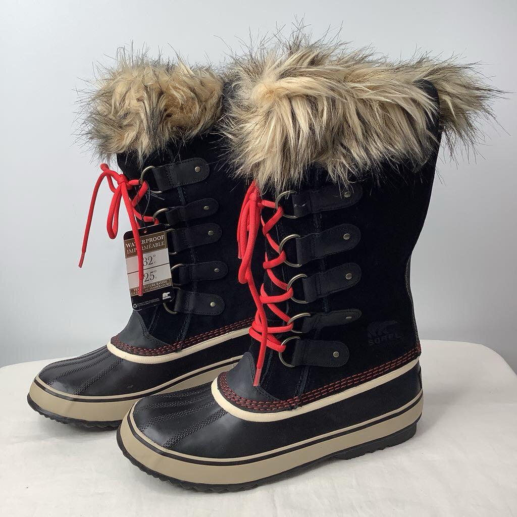 Sorel Boots 11 Black/Red