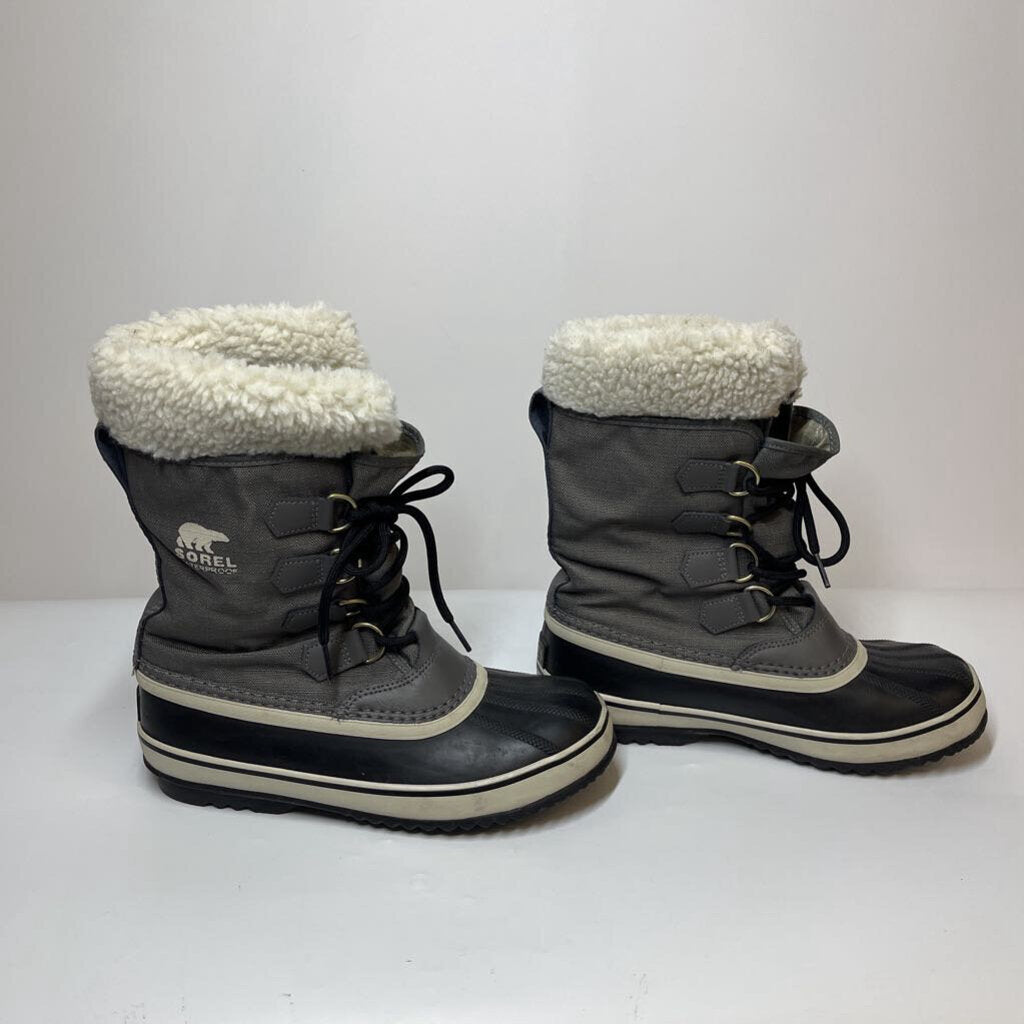 Sorel Boots 8.5 Black/Grey