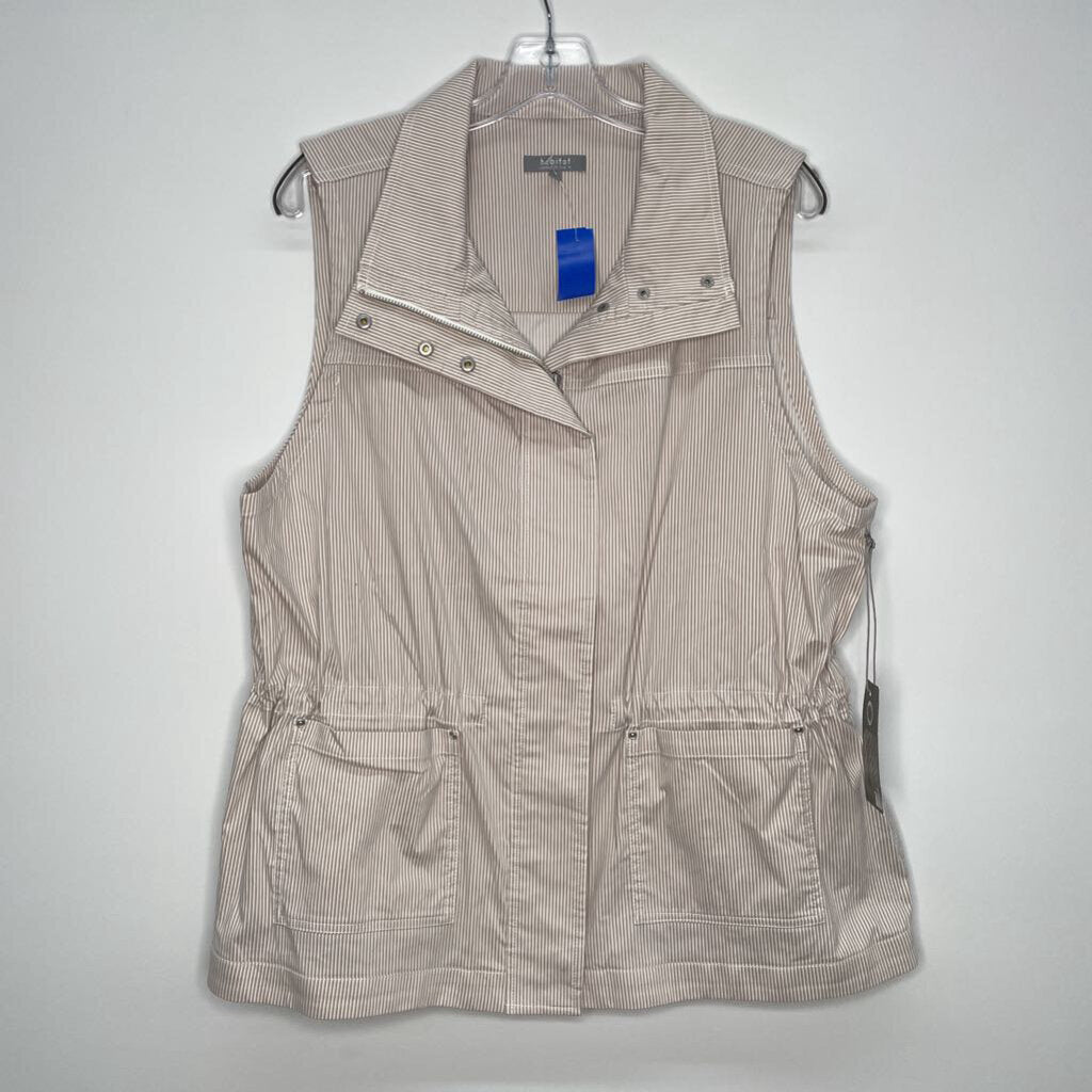 Habitat Vest XL Beige/White Stripes