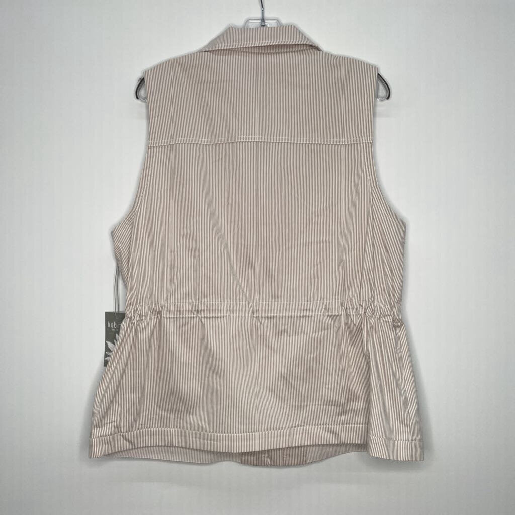 Habitat Vest XL Beige/White Stripes