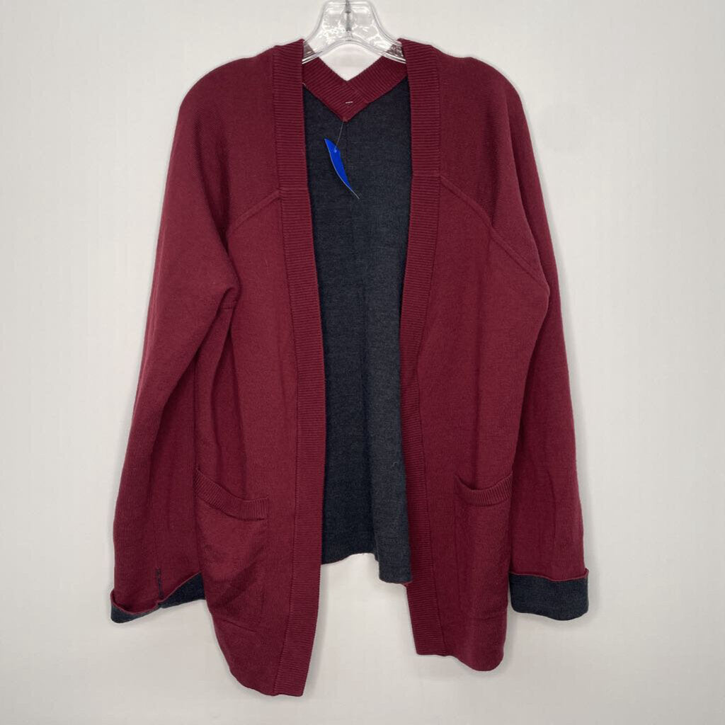 Lululemon Athletic Tops OS Maroon Cardigan