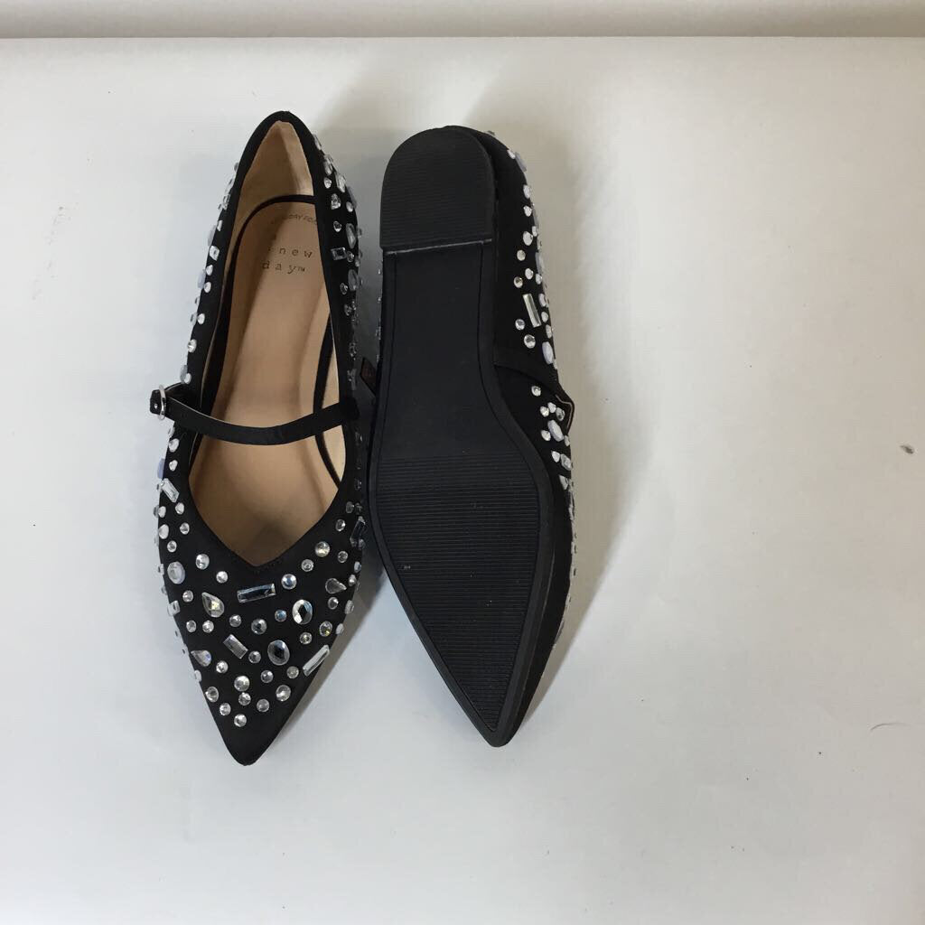 A New Day Shoes 6.5 Black/Sparkle