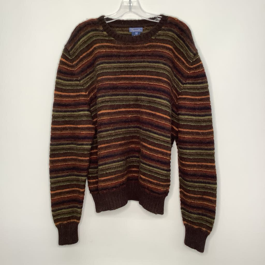Faconnable Sweater Men's L Brown/Multi
