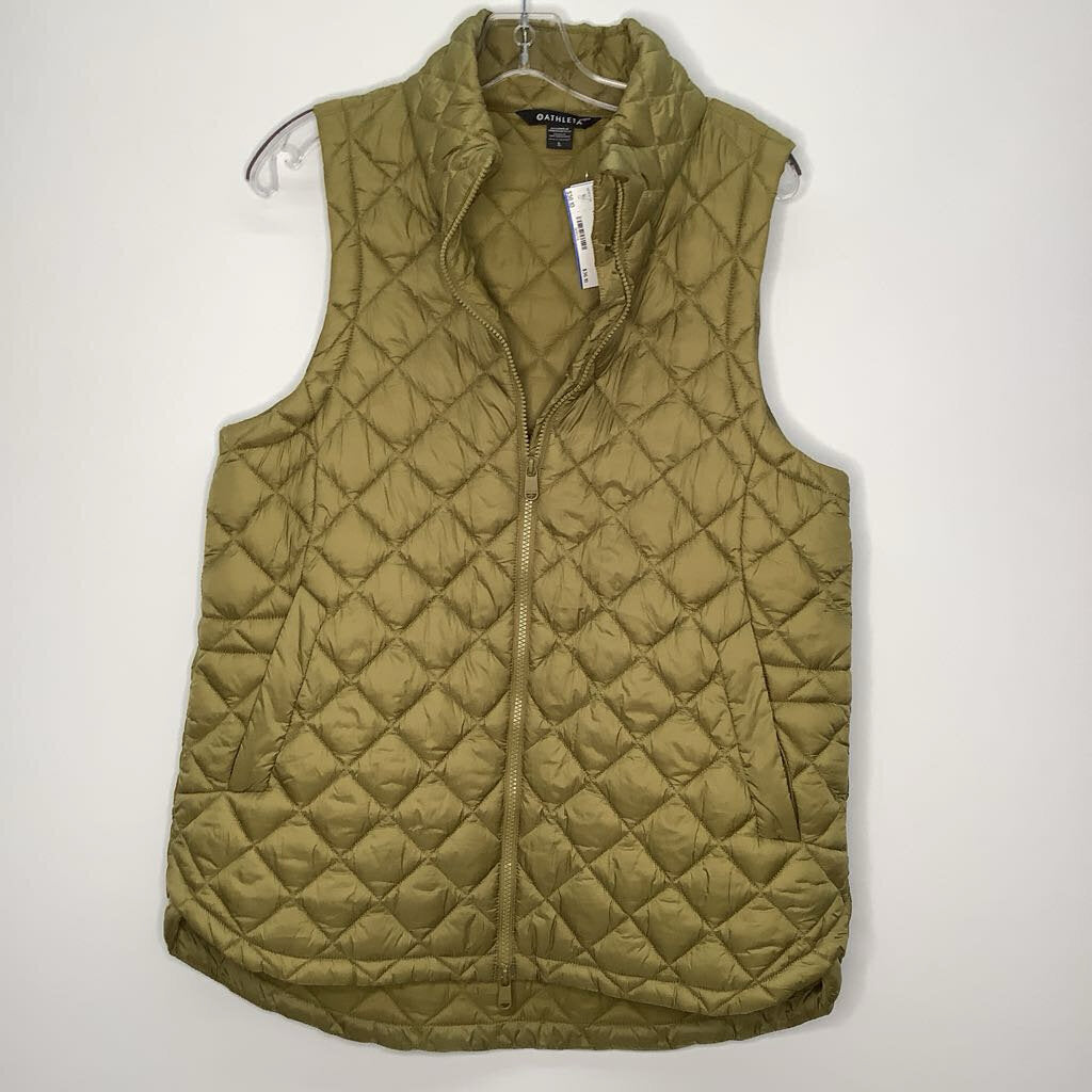 Athleta Vest L Chartreuse