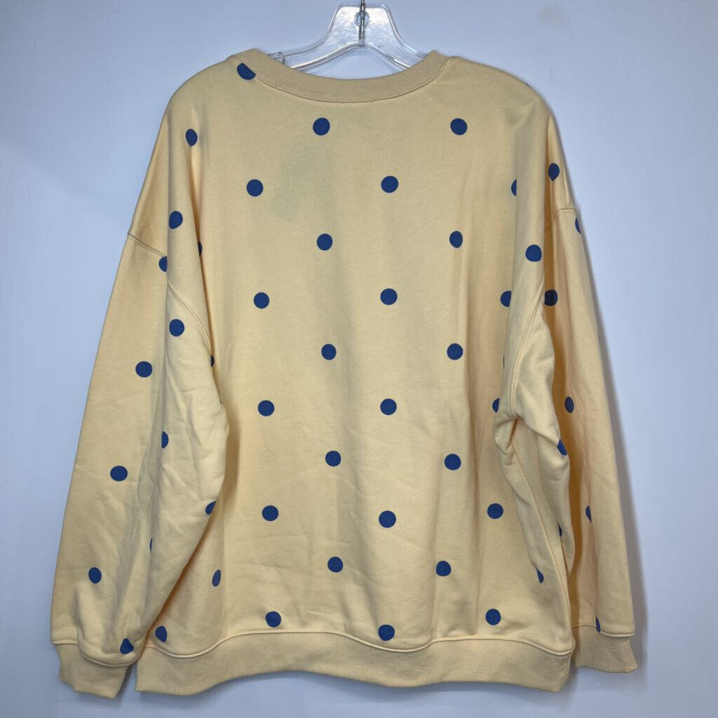 Veveret Long Sleeve M Yellow/Blue Dots