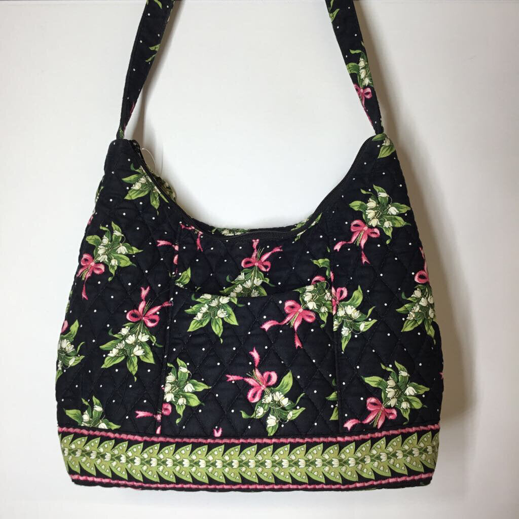 Vera Bradley Purses Black/Green/Pink