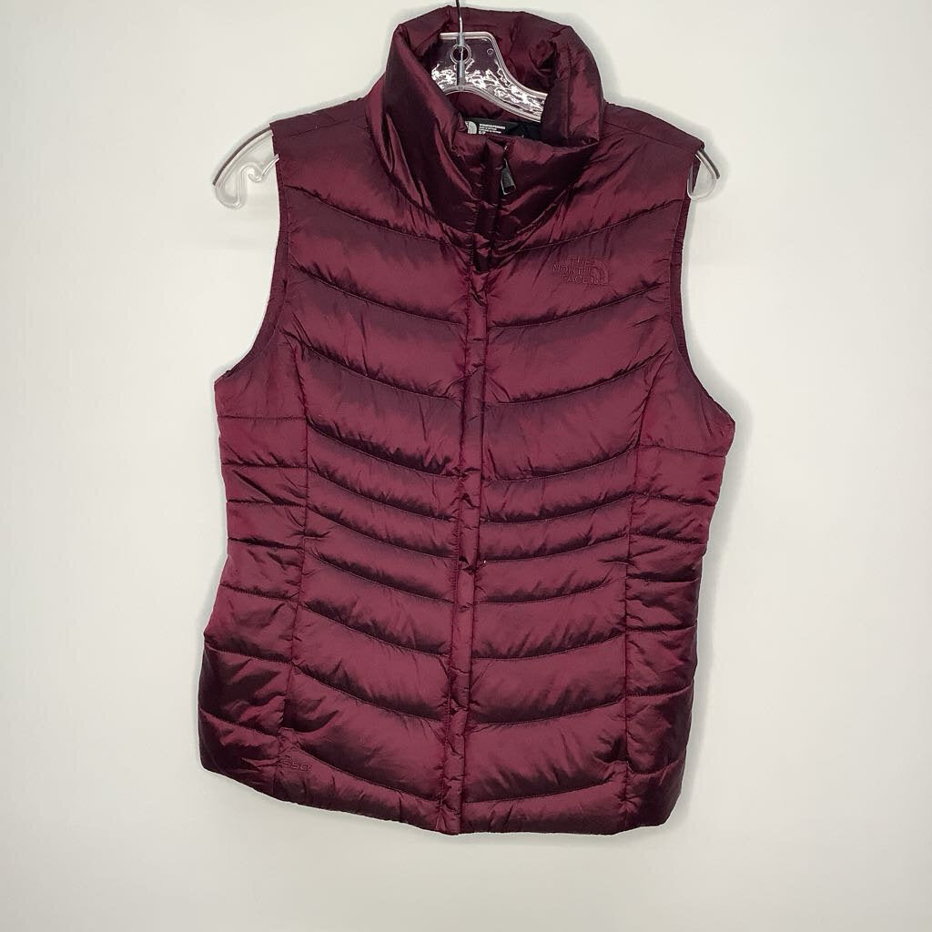 North Face Vest S Dark Burgundy