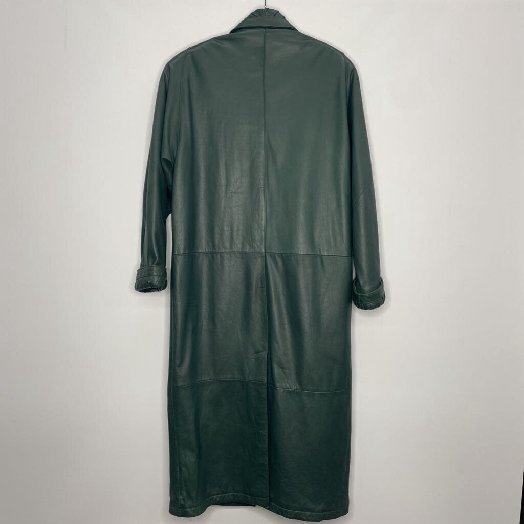 Jacqueline Ferrar Outerwear S Green Leather