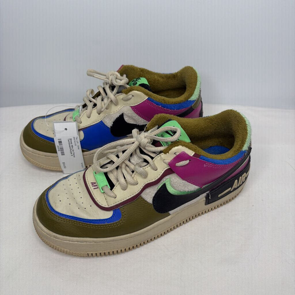 Nike Shoes 9 Tan/Green/Purple