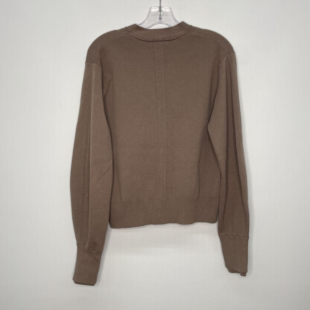 Athleta Cardigan M Brown