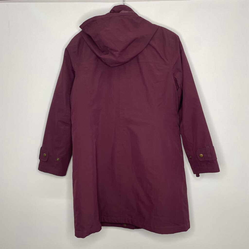 Lands' End Outerwear M Maroon