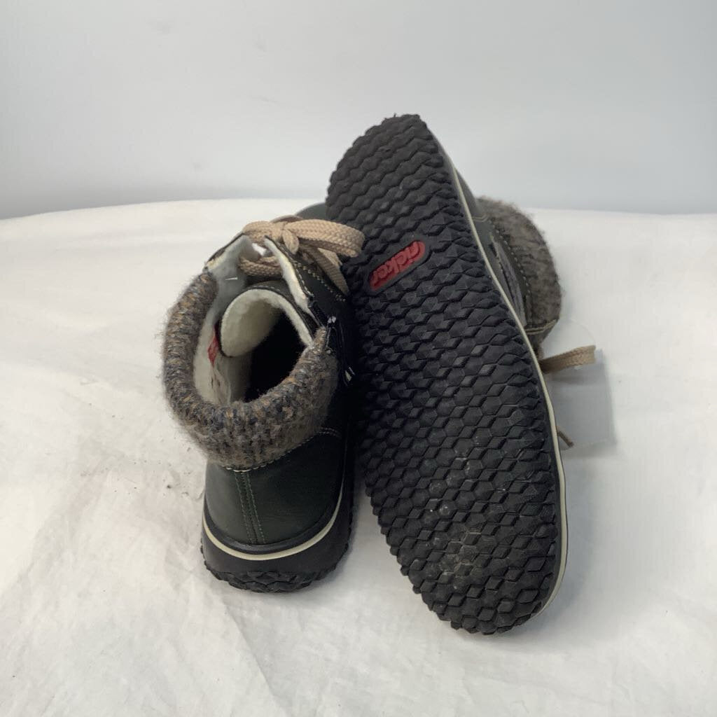 Rieker Shoes W8/M6.5 Green-Gray