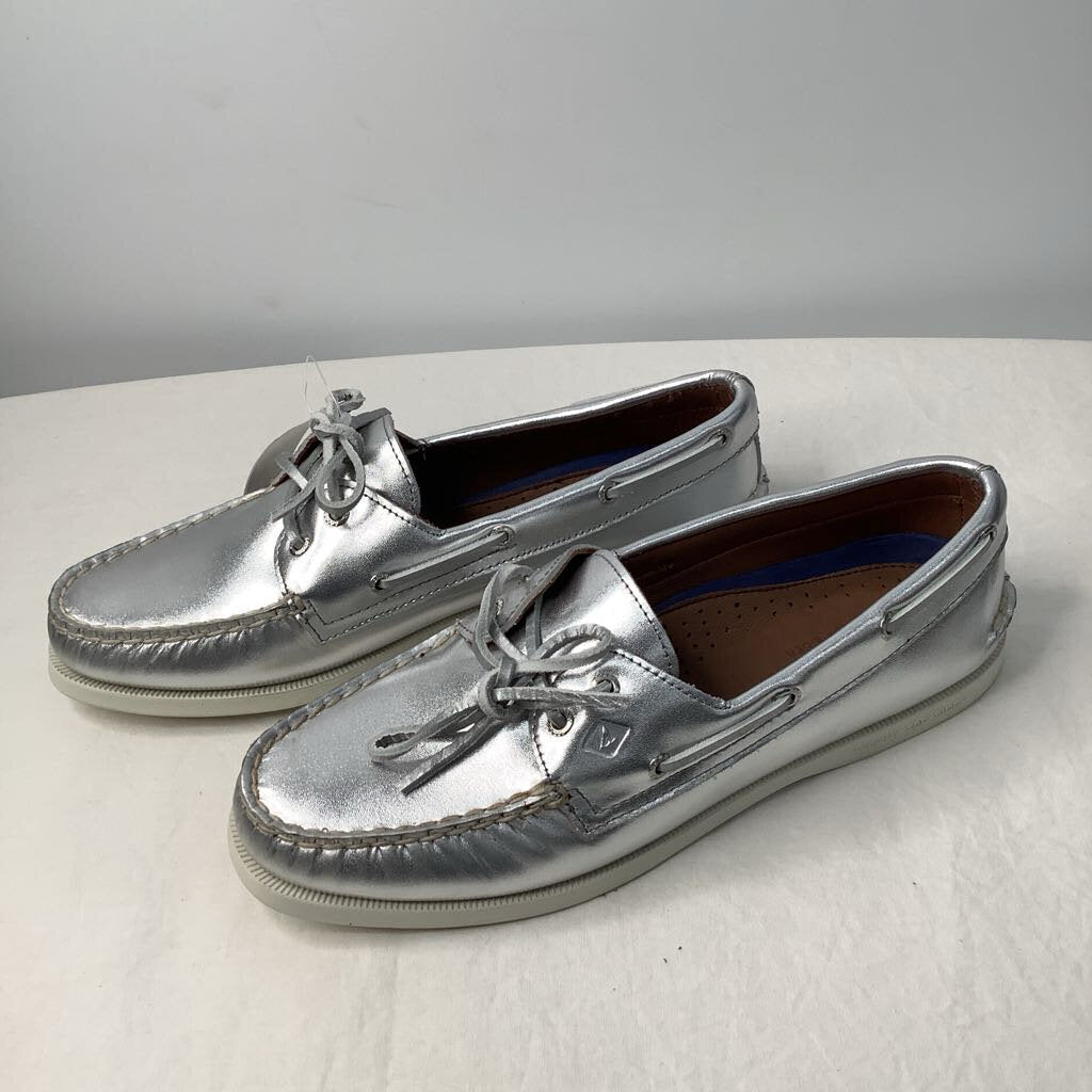 Sperry Shoes 10 Silver