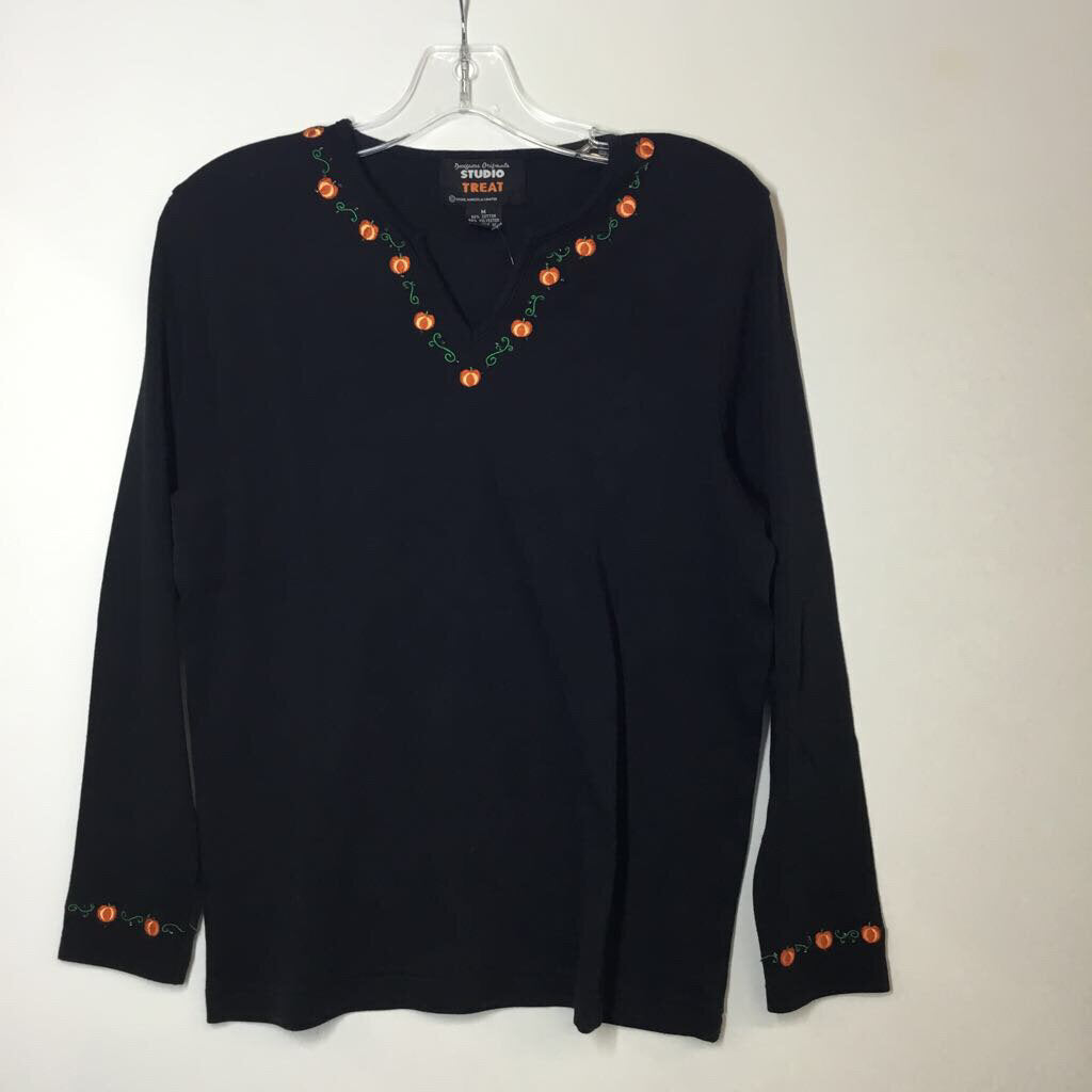 Long Sleeve M Black/Orange