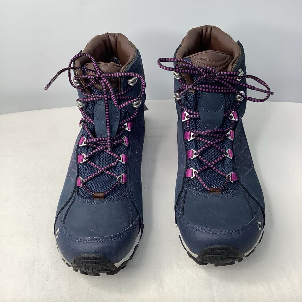 Oboz Boots 9.5 Navy/Brown/Purple