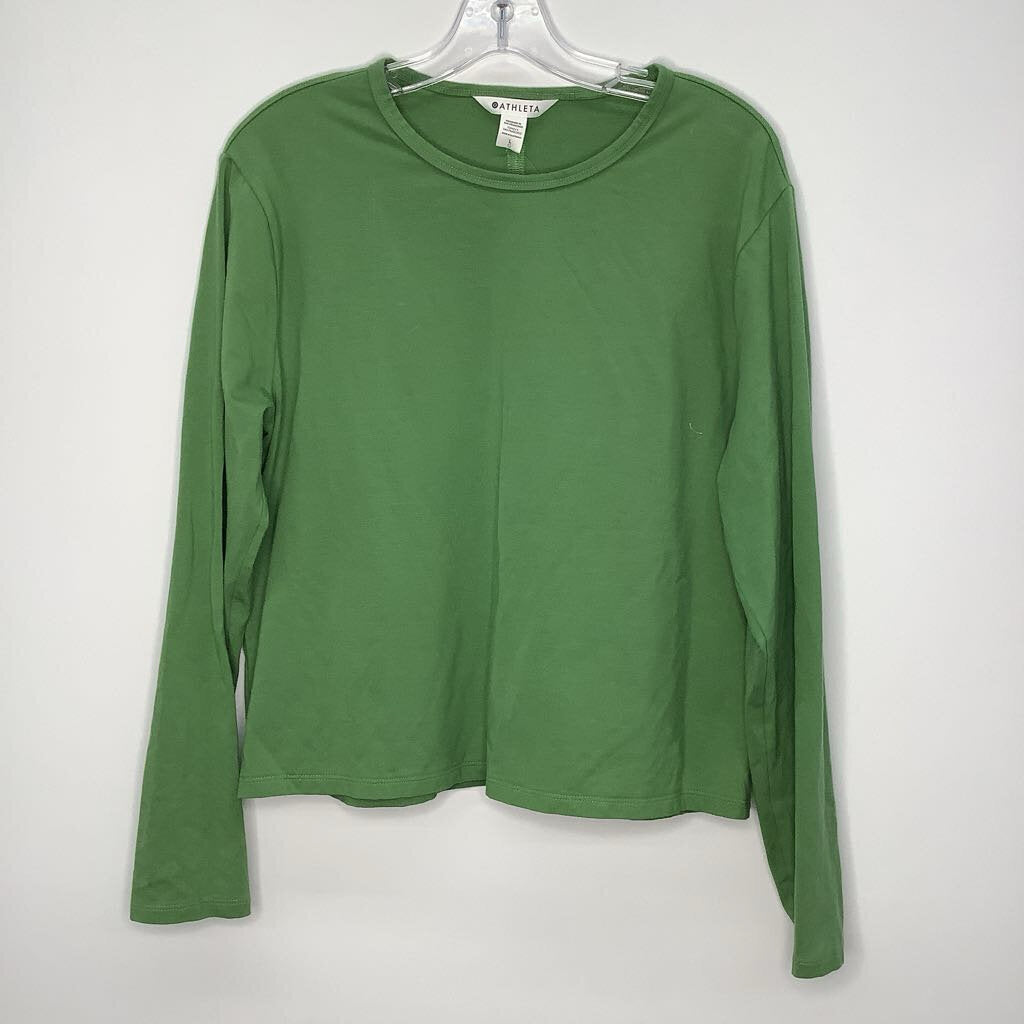 Athleta Athletic Tops L Green