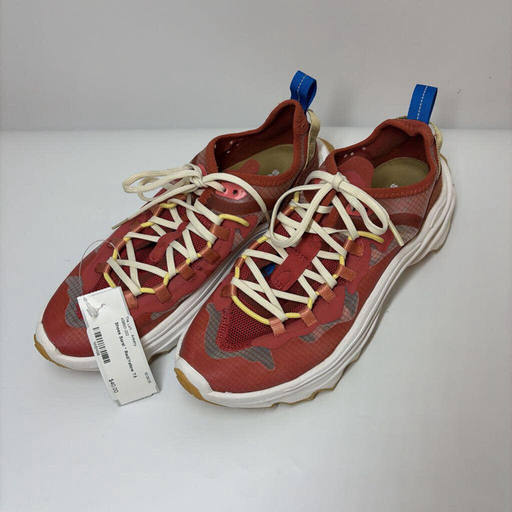 Sorel Shoes 7.5 Red/Yellow