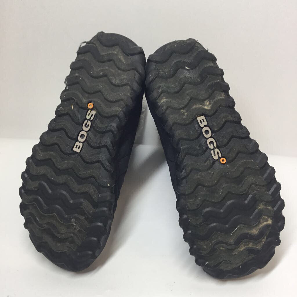 Bogs Boots 7 Black/Grey/Furr